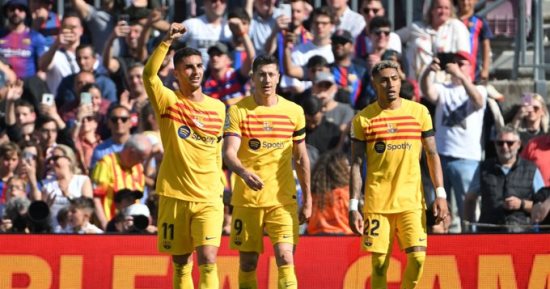 ترتيب الدورى الإسبانى بعد سقوط ريال مدريد.. برشلونة يقترب من لقب الليجا