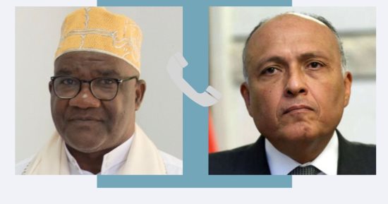 سامح شكرى ووزير خارجية جزر القمر يبحثان تطورات الأزمة السودانية