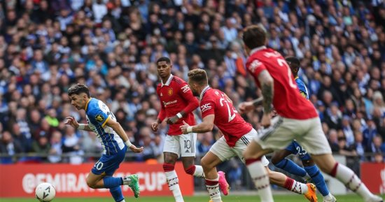 ملخص وأهداف مباراة برايتون ضد مانشستر يونايتد في كأس الاتحاد الإنجليزي