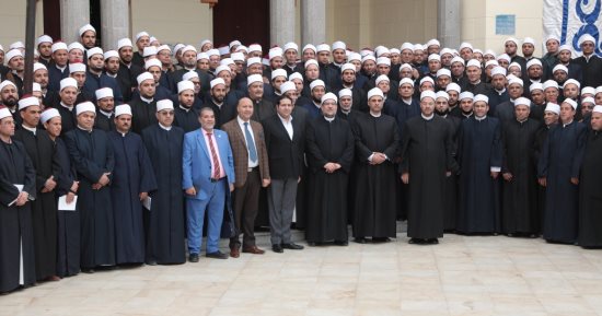 وزير الأوقاف يعقد لقاءً بأئمة ودعاة بنى سويف فى مسجد عمر بن عبد العزيز.. صور