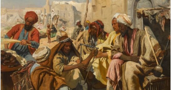 لوحة "السوق فى القاهرة" للمستشرق كارف مولر فى مزاد سوثبى.. اعرف ثمنها 