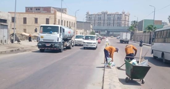 رفع 26 ألف طن مخلفات صلبة و76 طن مخلفات خطرة بأحياء الإسكندرية