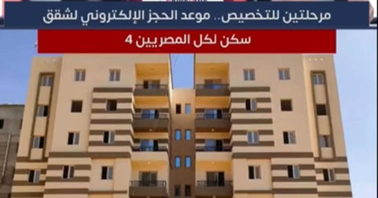 تعرف على موعد الحجز الإلكترونى لشقق سكن لكل المصريين 4.. فيديو