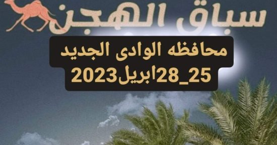 محافظة الوادى الجديد تشارك فى مهرجان سباق الهجن بالعريش بشمال سيناء 