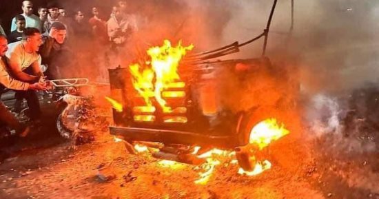 مصرع شخصين فى حريق "توك توك "بمدخل منيا القمح بالشرقية