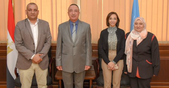 محافظ الإسكندرية يستعرض مع ممثلى التنمية المحلية والاتصالات حصر أملاك الدولة