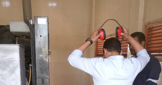 انتظام العمل بمحطات مياه الشرب والصرف الصحى بسوهاج ومتابعة التشغيل والصيانة 
