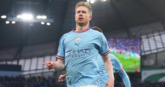 هالاند ينافس دى بروين وجوتا على أفضل لاعب بالدورى الإنجليزى فى أبريل