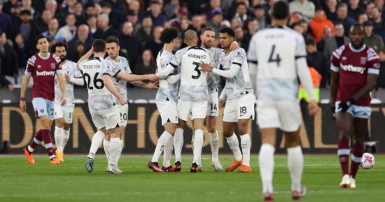 ملخص وأهداف مباراة وست هام ضد ليفربول في الدورى الإنجليزى