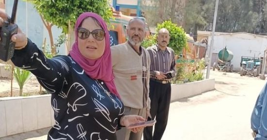 رئيس مدينة السنطة تترأس حملة مكبرة لرفع الإشغالات