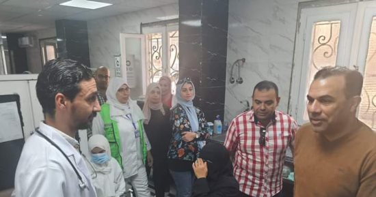 وكيل صحة دمياط يتابع أعمال التطوير بمستشفى رأس البر 