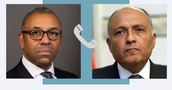 وزير الخارجية لنظيره البريطانى: مصر لا تؤمن بوجود حل عسكرى لأزمة السودان