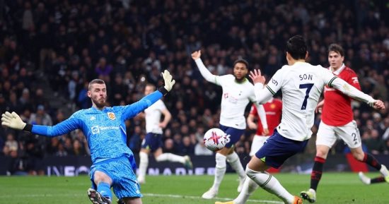 ملخص وأهداف مباراة توتنهام ضد مانشستر يونايتد فى الدوري الإنجليزي
