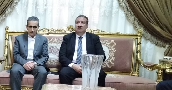 محافظ الغربية يقدم واجب العزاء فى وفاة وكيل النائب العام بمسقط رأسه.. صور