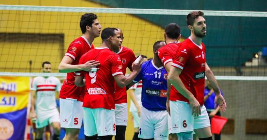 الأهلي يهزم الزمالك 3/2 ومباراة فاصلة تحسم لقب كأس مصر للطائرة