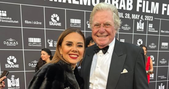 حسين فهمى يحضر حفل افتتاح مهرجان مالمو للسينما العربية