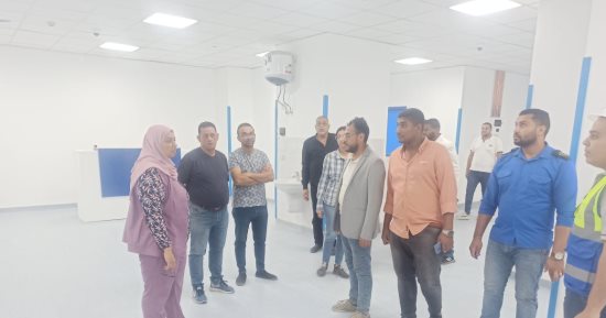 نائب محافظ أسوان تتفقد مستشفيى دراو وكوم أمبو استعدادا لمنظومة التأمين الشامل