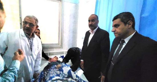 إصابة طالبة صدمتها سيارة أثناء عبورها الطريق بقرية الروضة في المنوفية 