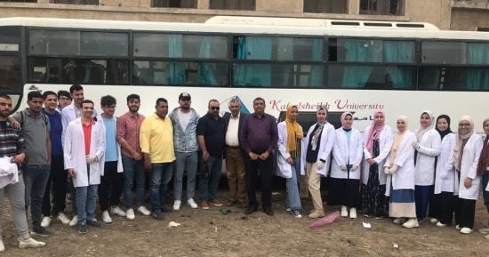 الكشف على 317رأس ماشية ودواجن فى قافلة بيطرية بكفر الشيخ ضمن حياة كريمة..صور