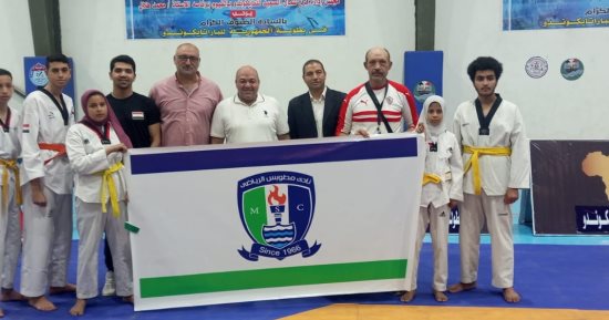 أبطال باراتايكوندو مطوبس بكفر الشيخ يحصدون المركز الثانى ببطولة الجمهورية