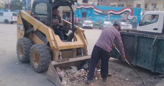 حملات نظافة وتطهير بيارات الصرف الصحى بمدن وقرى محافظة كفر الشيخ.. صور