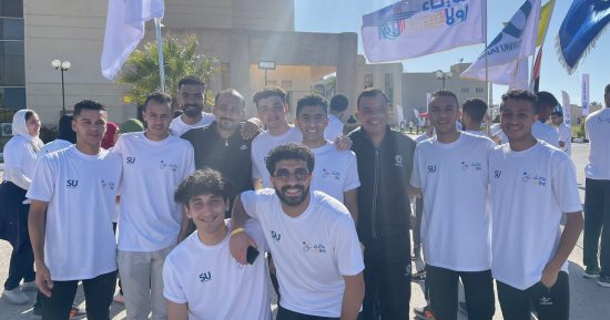 جامعة الزقازيق تفوز بالمركز الأول في الكرة الطائرة بالمهرجان الرياضي بجامعة سيناء