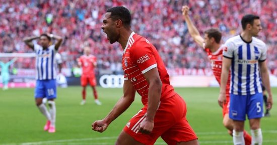 بايرن ميونخ يستعيد صدارة الدوري الألماني بثنائية ضد هيرتا برلين.. فيديو