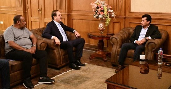 وزير الرياضة يستقبل رئيس اتحاد اللجان الأولمبية الأفريقية "الأنوكا" لبحث استضافة مصر دورة الألعاب الأفريقية 2027 ودورة الألعاب الأوليمبية 2036