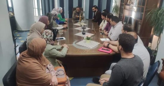 تفاصيل اجتماع وكيل صحة المنوفية بأعضاء فريق الرقابة الداخلية الجدد