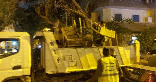رفع 366 حالة إشغال بالدقى.. والحى يراجع تراخيص الكافيهات والأكشاك المخالفة