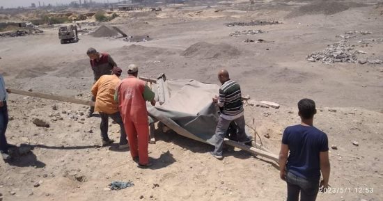 محافظة القاهرة تسترد 121 فدانا من أملاك الدولة بحى التبين.. صور