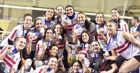 سيدات طائرة الزمالك إجازة يومين بعد التتويج بكأس مصر استعدادا لأفريقيا