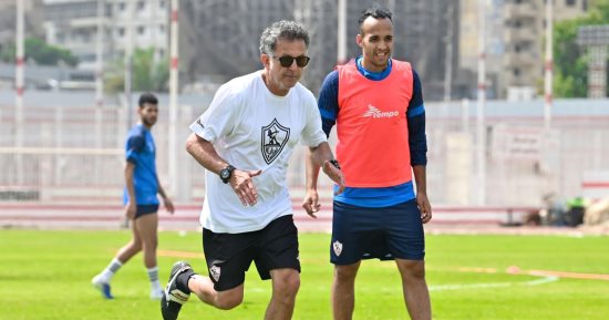 كواليس جلسة أوسوريو مع لاعبى الزمالك وتحديد برنامج بدنى قبل مواجهة بروكسى