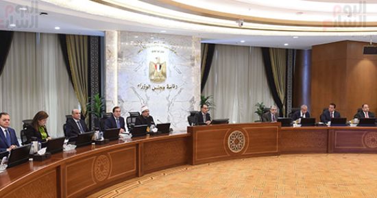 رئيس الوزراء يترأس اجتماع الحكومة الأسبوعى بالعاصمة الإدارية الجديدة