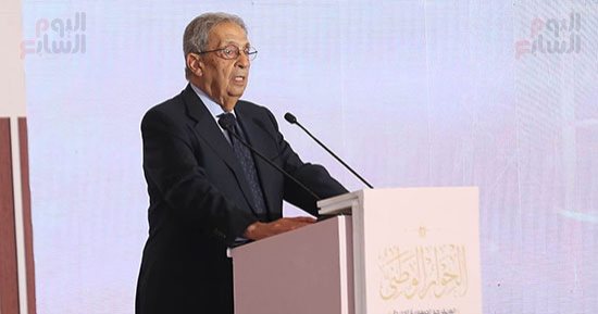 عمرو موسى خلال كلمته بالجلسة الافتتاحية للحوار الوطنى: النتائج يجب إبلاغها للشعب عن طريق البرلمان.. ويؤكد: الرئيس السيسي أول من أثار تجديد الخطاب الدينى.. والإجابة على كافة الأسئلة يجب أن تكون صريحة وأمينة
