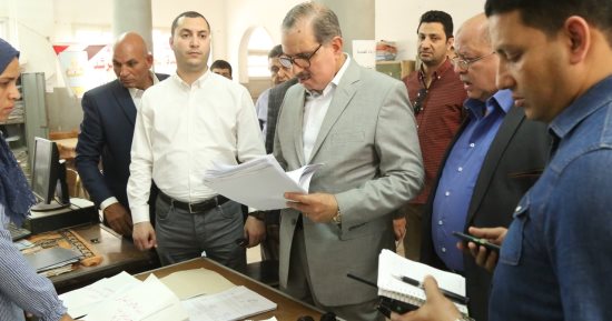 محافظ كفر الشيخ ونائبه يتفقدان المشروعات الخدمية بـ"حياة كريمة" بقرية برنبال