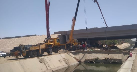محافظة الجيزة تعلن بدء إنشاء مطلع ومنزل للكوبرى الدائرى بالبدرشين.. صور