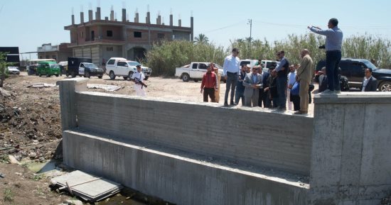 محافظ كفر الشيخ ونائبه يتفقدان المشروعات الخدمية بقرى منية المرشد ضمن حياة كريمة