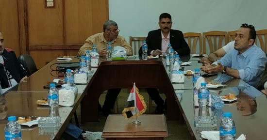 مجلس إدارة الغرفة التجارية بالاسماعيلية يناقش ميزانية معرض أهلا رمضان