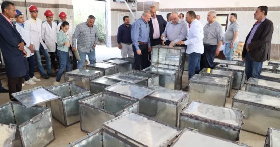 تعليم الوادى الجديد: 150 صندوق معدنى لنقل أوراق امتحانات الثانوية.. صور