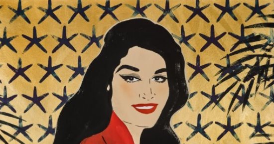 لوحة للفنانة داليدا تعرض في مزاد للبيع بـ 7 آلاف جنيه إسترلينى