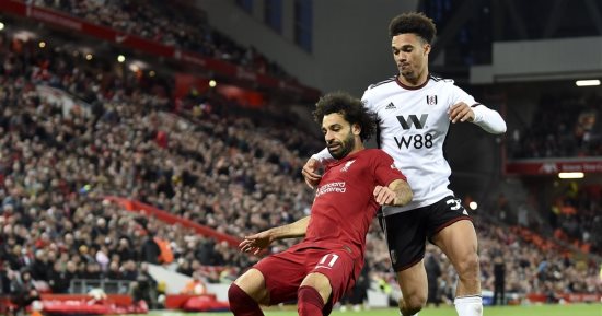 ليفربول يحقق فوزا ثمينا على حساب فولهام بأقدام محمد صلاح فى الدوري الإنجليزي