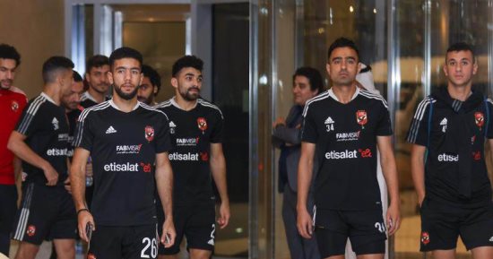 كولر يحاضر لاعبي الأهلي قبل خوض آخر مران استعداداً للسوبر المصري