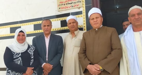 افتتاح مسجد عزبة المقاول ببنى سويف بتكلفة 2 مليون جنيه