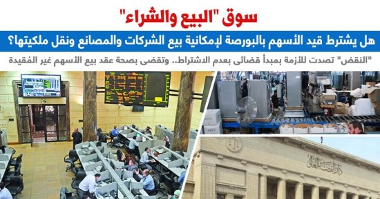 النقض توضح متى لا يُشترط قيد الأسهم بالبورصة لبيعها ونقل ملكيتها.. برلماني