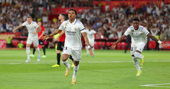 ريال مدريد يتفوق على أوساسونا بهدف في شوط أول بنهائي كأس إسبانيا.. فيديو