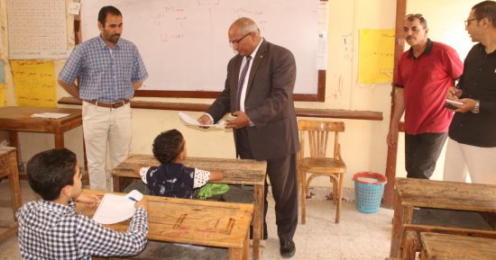 72 ألف تلميذ يؤدون امتحان الصف السادس داخل 678 مدرسة ببنى سويف