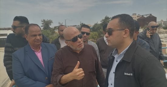 رئيس مدينة دمياط الجديدة يتفقد محطة معالجة الصرف الصحى بطاقة 50 ألف م3/ يوم 