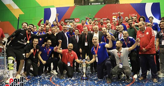 الأهلى يهزم الزمالك ويتوج بكأس السوبر الأفريقى لكرة اليد