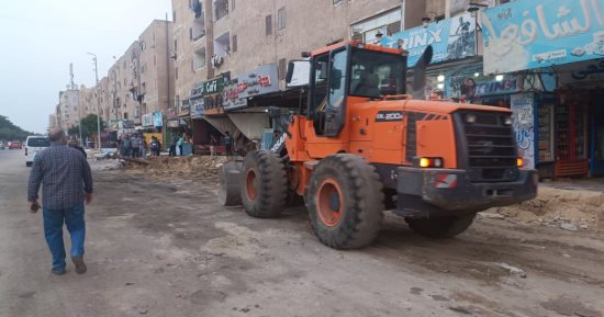 محافظ الإسماعيلية يوجه ببدء أعمال التطوير بعدد من الشوارع بمنطقة الشيخ زايد